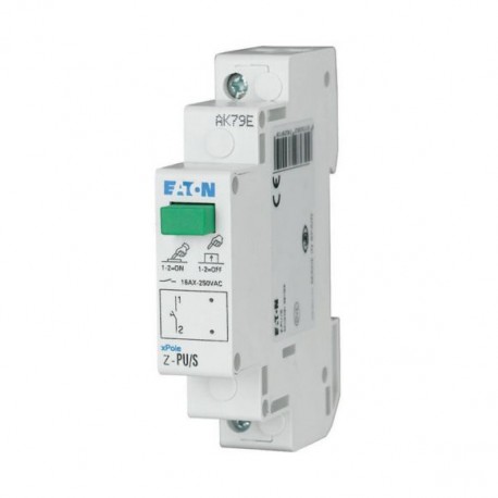 Eaton-moeller Z-PU/OO Y7-276294 EATON ELECTRIC Pushbutton, 250 V, 16A, 2 N/C, 1HP
