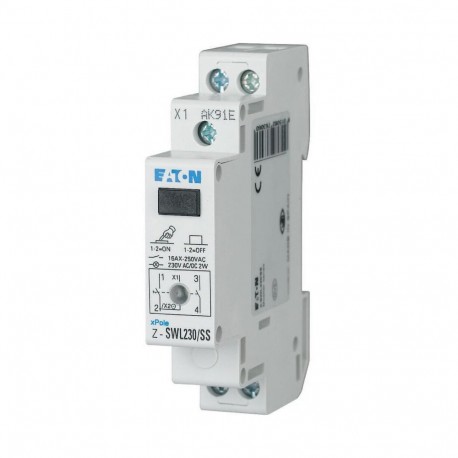 Eaton-moeller Z-SWL230/SS Y7-276306 EATON ELECTRIC Switch with LED, 230AC/DC, 2N/O, 16A, orange, 1HP