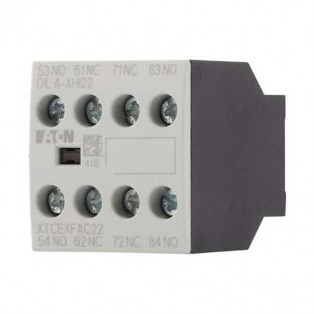 Eaton-moeller DILA-XHI22 Y7-276426 EATON ELECTRIC Auxiliary contact module, 2N/O+2N/C, surface mounting, screw conn..