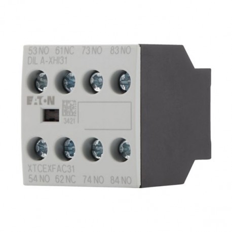 Eaton-moeller DILA-XHI31 Y7-276427 EATON ELECTRIC Auxiliary contact module, 3N/O+1N/C, surface mounting, screw conn..