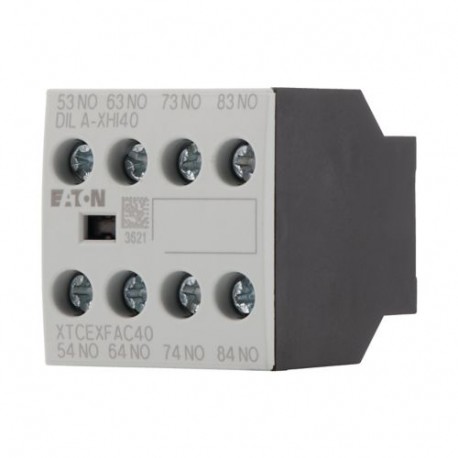 Eaton-moeller DILA-XHI40 Y7-276428 EATON ELECTRIC Auxiliary contact module, 4N/O, surface mounting, screw connection