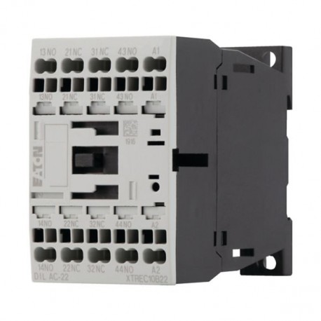 Eaton-moeller DILAC-22(220VDC) XTREC10B22BD EATON ELECTRIC Contactor relay, 2N/O+2N/C, DC current