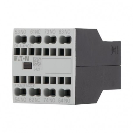 Eaton-moeller DILA-XHIC31 XTCEXFACC31 EATON ELECTRIC Auxiliary contact module, 3N/O+1N/C, surface mounting, spring ..