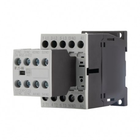 Eaton-moeller DILM7-32(230V50HZ,240V60HZ) Y7-276655 EATON ELECTRIC Contactor, 3p+3N/O+2N/C, 3kW/400V/AC3