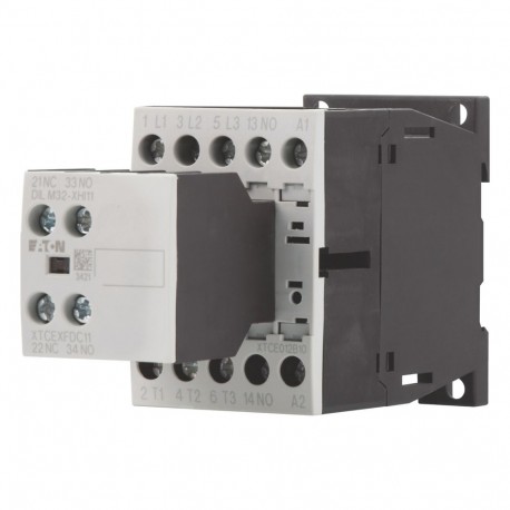 Eaton-moeller DILM12-21(230V50HZ,240V60HZ) Y7-276900 EATON ELECTRIC Contactor, 3p+2N/O+1N/C, 5.5kW/400V/AC3