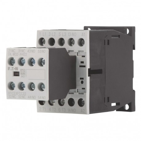 Eaton-moeller DILM12-32(230V50HZ,240V60HZ) Y7-276935 EATON ELECTRIC Contactor, 3p+3N/O+2N/C, 5.5kW/400V/AC3