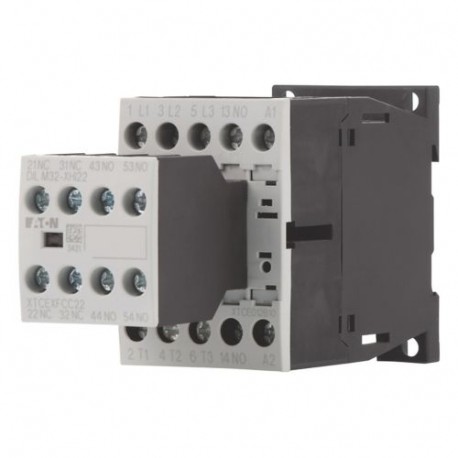 Eaton-moeller DILM12-32(230V50/60HZ) Y7-276943 EATON ELECTRIC Contactor, 3p+3N/O+2N/C, 5.5kW/400V/AC3