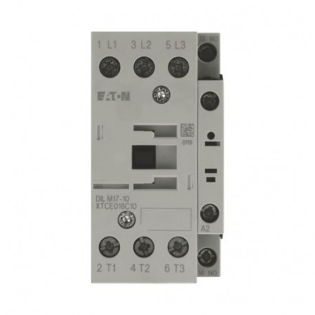 Eaton-moeller DILM17-10(42V50HZ,48V60HZ) Y7-277000 EATON ELECTRIC Contactor, 3p+1N/O, 7.5kW/400V/AC3