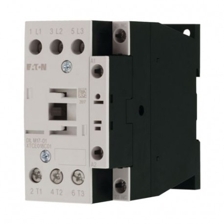 Eaton-moeller DILM17-01(415V50HZ,480V60HZ) Y7-277039 EATON ELECTRIC Contactor, 3p+1N/C, 7.5kW/400V/AC3