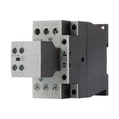 Eaton-moeller DILM17-21(230V50/60HZ) Y7-277076 EATON ELECTRIC Contactor, 3p+2N/O+1N/C, 7.5kW/400V/AC3