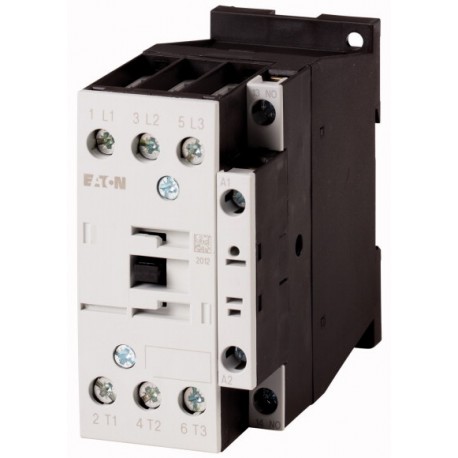 Eaton-moeller DILM32-10(600V60HZ) XTCE032C10D EATON ELECTRIC Contactor, 3p+1N/O, 15kW/400V/AC3