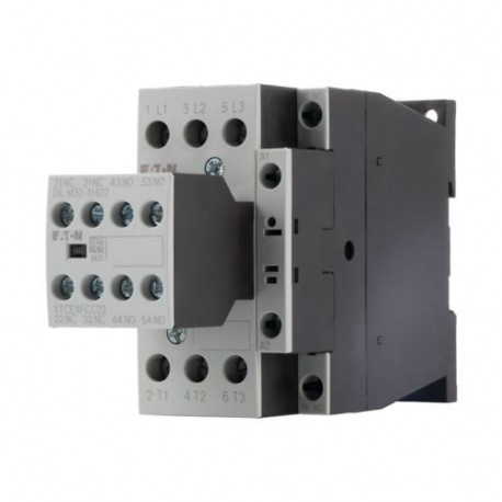 Eaton-moeller DILM32-32(230V50HZ,240V60HZ) Y7-277356 EATON ELECTRIC Contactor, 3p+3N/O+2N/C, 15kW/400V/AC3