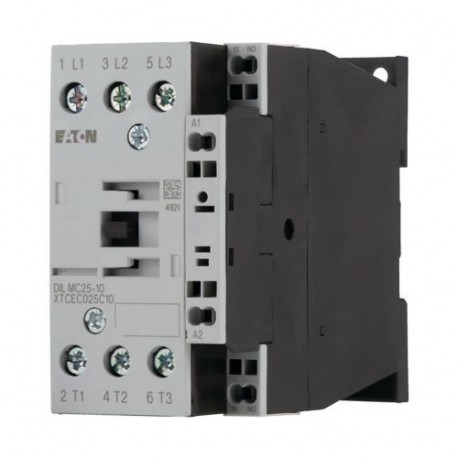 Eaton-moeller DILMC25-10(RDC24) XTCEC025C10TD EATON ELECTRIC Contactor, 3p+1N/O, 11kW/400V/AC3