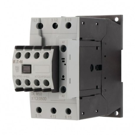Eaton-moeller DILM50-22(400V50HZ,440V60HZ) Y7-277864 EATON ELECTRIC Contactor, 3p+2N/O+2N/C, 22kW/400V/AC3