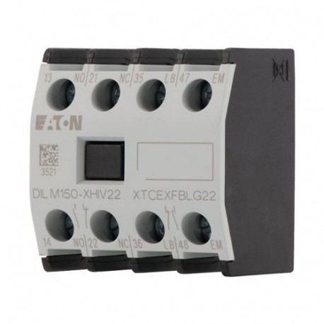 Eaton-moeller DILM150-XHIV22 Y7-277953 EATON ELECTRIC Auxiliary contact module, 1N/O+1N/O early+1N/C+1N/C late