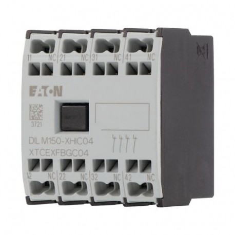 EATON - MOELLER DILM150-XHIC04 DILM150-XHIC04 278048 Y7-278048 EATON ELECTRIC Auxiliary contact module, 4 N/C