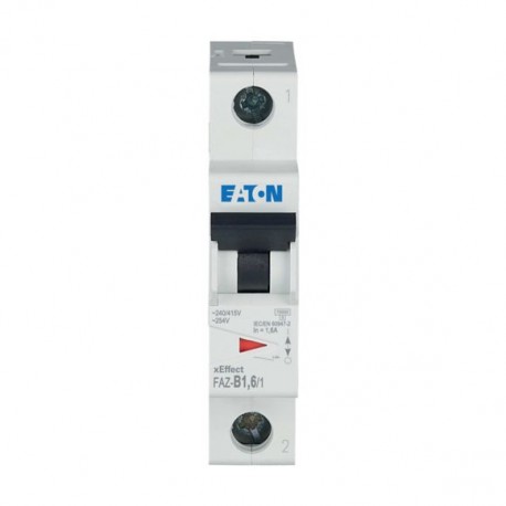 Eaton-moeller FAZ-B1,6/1 Y7-278522 EATON ELECTRIC Miniature circuit breaker (MCB), 1.6A, 1p, type B characteristic
