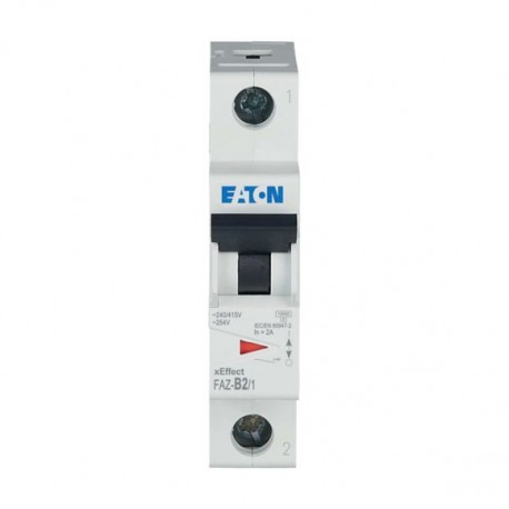 Eaton-moeller FAZ-B2/1 Y7-278523 EATON ELECTRIC Miniature circuit breaker (MCB), 2A, 1p, B-Char, AC
