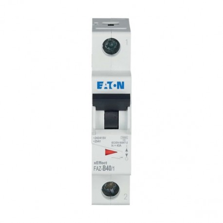Eaton-moeller FAZ-B40/1 Y7-278539 EATON ELECTRIC Miniature circuit breaker (MCB), 40A, 1p, B-Char, AC