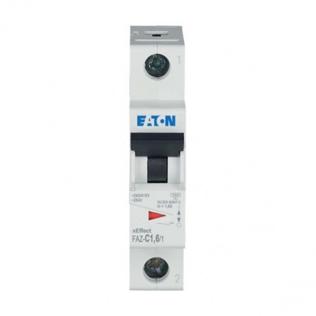 Eaton-moeller FAZ-C1,6/1 Y7-278548 EATON ELECTRIC Miniature circuit breaker (MCB), 1, 6A, 1p, C-Char, AC