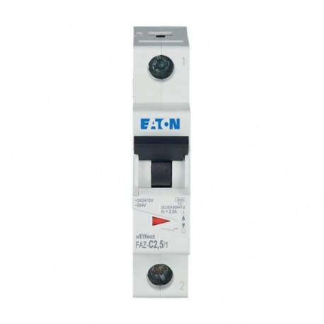 Eaton-moeller FAZ-C2,5/1 Y7-278550 EATON ELECTRIC Miniature circuit breaker (MCB), 2.5A, 1p, type C characteristic