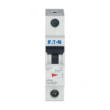 Eaton-moeller FAZ-C3,5/1 Y7-278552 EATON ELECTRIC Miniature circuit breaker (MCB), 3.5A, 1p, type C characteristic