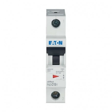 Eaton-moeller FAZ-C15/1 Y7-278560 EATON ELECTRIC Miniature circuit breaker (MCB), 15A, 1p, type C characteristic