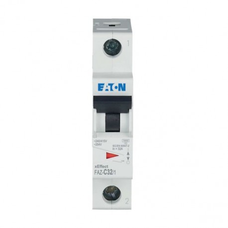 EATON - MOELLER FAZ-C32/1 FAZ-C32/1 278564 Y7-278564 EATON ELECTRIC Over current switch, 32A, 1p, C-Char, AC