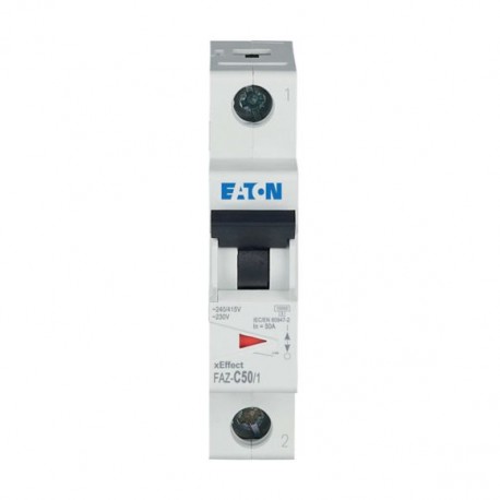 Eaton-moeller FAZ-C50/1 Y7-278566 EATON ELECTRIC Over current switch, 50A, 1p, C-Char, AC