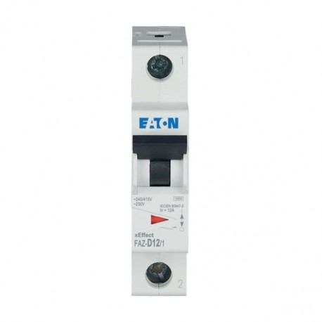 Eaton-moeller FAZ-D12/1 Y7-278581 EATON ELECTRIC Miniature circuit breaker (MCB), 12A, 1p, type D characteristic