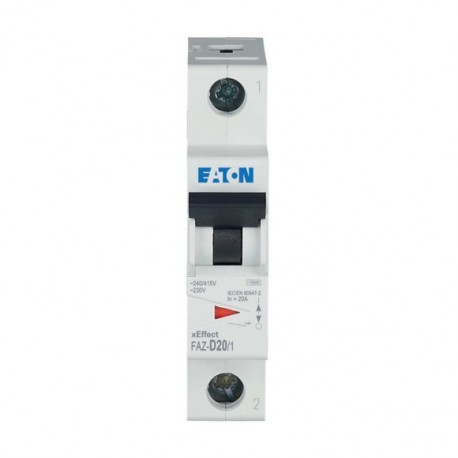 Eaton-moeller FAZ-D20/1 Y7-278585 EATON ELECTRIC Over current switch, 20A, 1p, D-Char, AC