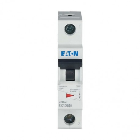 Eaton-moeller FAZ-D40/1 Y7-278588 EATON ELECTRIC Over current switch, 40A, 1p, D-Char, AC