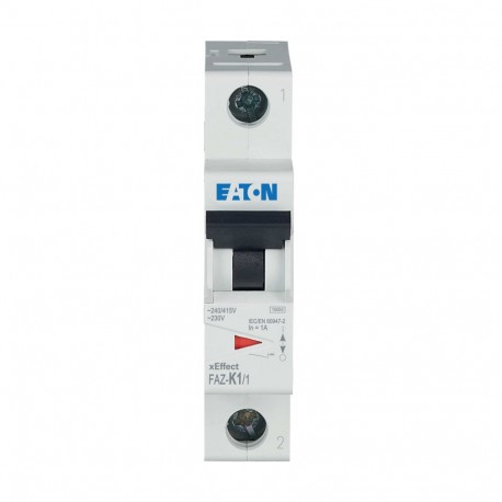 Eaton-moeller FAZ-K1/1 Y7-278590 EATON ELECTRIC Miniature circuit breaker (MCB), 1A, 1p, K-Char, AC