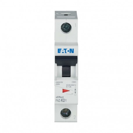EATON - MOELLER FAZ-K2/1 FAZ-K2/1 278592 Y7-278592 EATON ELECTRIC Miniature circuit breaker (MCB), 2A, 1p, K-Char, AC