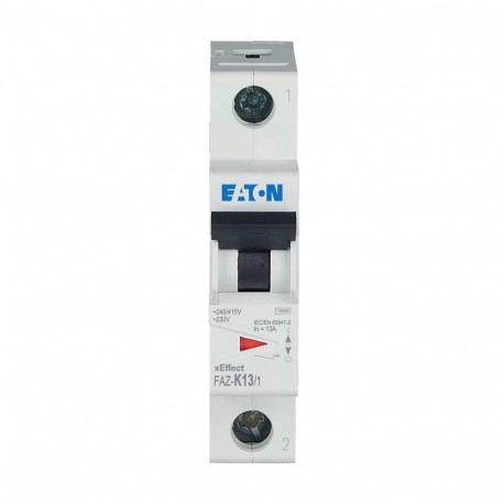 Eaton-moeller FAZ-K13/1 Y7-278598 EATON ELECTRIC Miniature circuit breaker (MCB), 13A, 1p, K-Char, AC