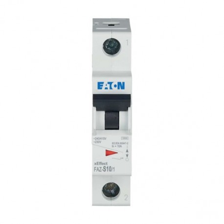 Eaton-moeller FAZ-S10/1 Y7-278611 EATON ELECTRIC Over current switch, 10A, 1p, S-Char, AC