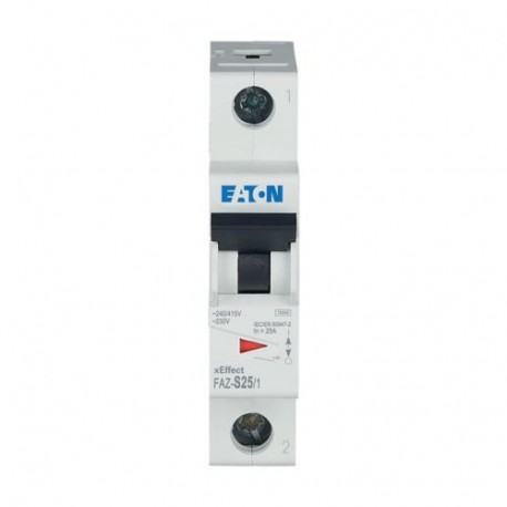 Eaton-moeller FAZ-S25/1 Y7-278614 EATON ELECTRIC Miniature circuit breaker (MCB), 25A, 1p, S-Char, AC