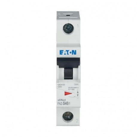 Eaton-moeller FAZ-S40/1 Y7-278616 EATON ELECTRIC Miniature circuit breaker (MCB), 40A, 1p, S-Char, AC