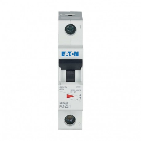 Eaton-moeller FAZ-Z3/1 Y7-278621 EATON ELECTRIC Over current switch, 3A, 1p, Z-Char, AC