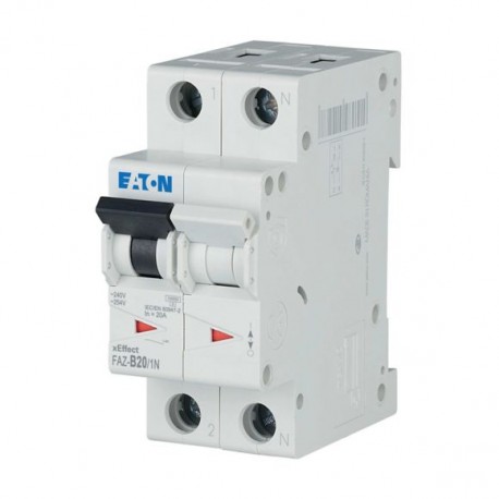 Eaton-moeller FAZ-B20/1N Y7-278649 EATON ELECTRIC Miniature circuit breaker (MCB), 20A, 1Np, B-Char, AC