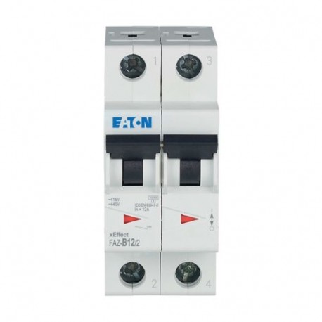 Eaton-moeller FAZ-B12/2 Y7-278731 EATON ELECTRIC Miniature circuit breaker (MCB), 12A, 2p, B-Char, AC