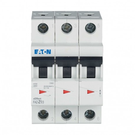 Eaton-moeller FAZ-Z1/3 Y7-278919 EATON ELECTRIC Miniature circuit breaker (MCB), 1A, 3p, Z-Char, AC