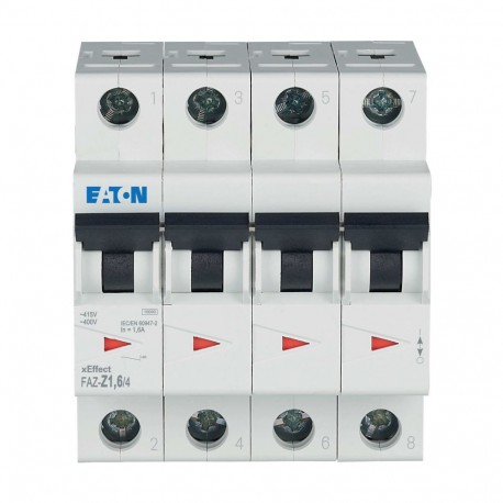 Eaton-moeller FAZ-Z1,6/4 Y7-279108 EATON ELECTRIC Miniature circuit breaker (MCB), 1, 6A, 4p, Z-Char, AC