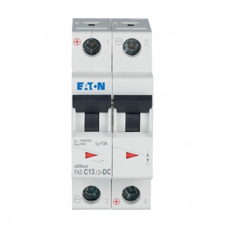 Eaton-moeller FAZ-C13/2-DC Y7-279139 EATON ELECTRIC Miniature circuit breaker (MCB), 13A, 2p, C-Char, DC current