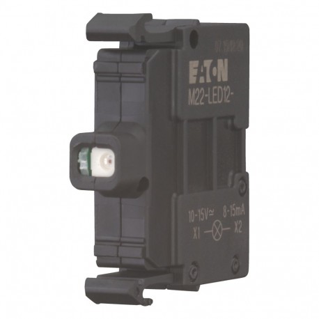 Eaton-moeller M22-LED12-R Y7-279389 EATON ELECTRIC Illuminated element, LED, red, front mount, 12 V