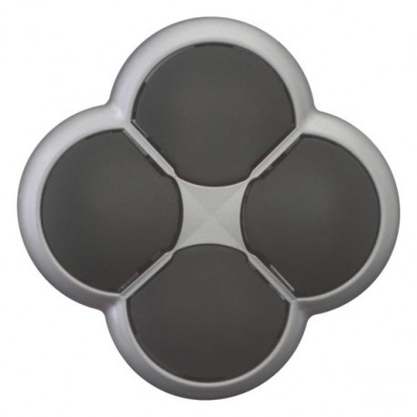 EATON - MOELLER M22-D4-S M22-D4-S 279411 Y7-279411 EATON ELECTRIC 4-way pushbutton, black, momentary, silver