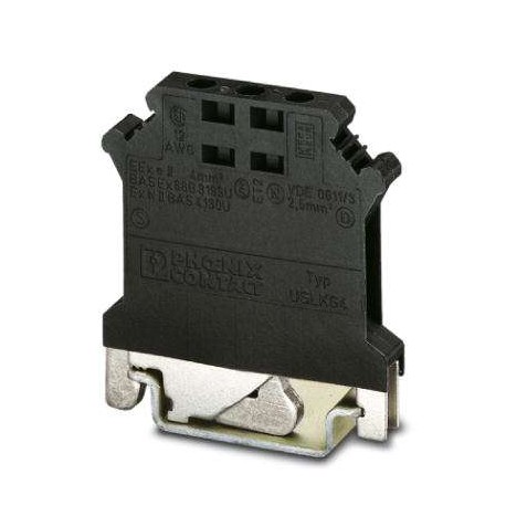 PHOENIX CONTACT USLKG 4 BK/BK USLKG 4 BK/BK 2798789 PHOENIX CONTACT Reference potential terminal block