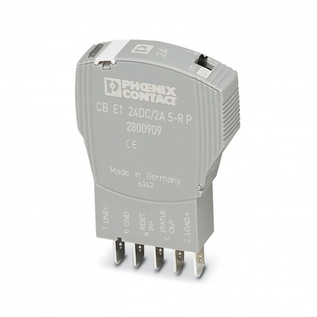 PHOENIX CONTACT CB E1 24DC/2A S-R P CB E1 24DC/2A S-R P 2800909 PHOENIX CONTACT Electronic device circuit breaker