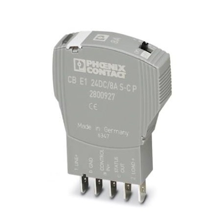 PHOENIX CONTACT CB E1 24DC/8A S-C P CB E1 24DC/8A S-C P 2800927 PHOENIX CONTACT Electronic device circuit breaker