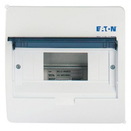 Eaton-moeller BC-U-1/8-ECO Y7-280353 EATON ELECTRIC ECO Compact distribution board, flush mounting, 1-rows, 8 MU, I..